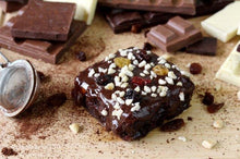 Dark Chocolate Fruit and Nut Naughty Brownie